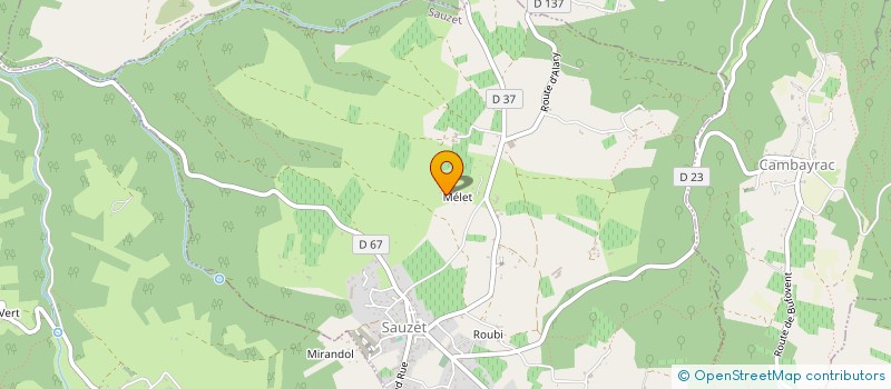 localisation de l'entreprise MONSIEUR ALEXANDRE POINTELIN  SAUZET