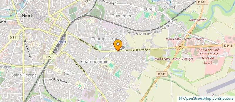 localisation de l'entreprise MONSIEUR ALEXANDRE POIRAULT à NIORT