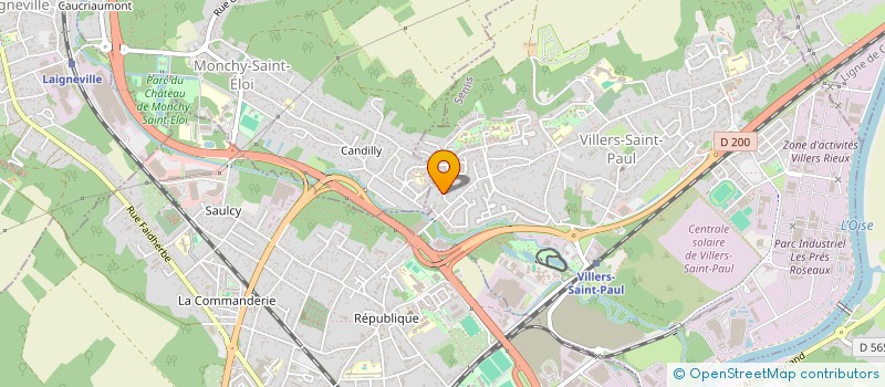 localisation de l'entreprise MONSIEUR ALEXANDRE POIRET  VILLERS-SAINT-PAUL