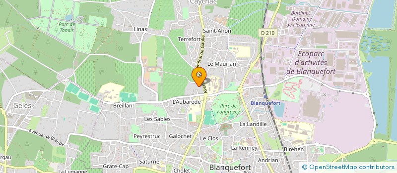 localisation de l'entreprise MONSIEUR ALEXANDRE POIRRIER à BLANQUEFORT