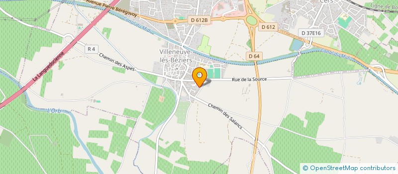 localisation de l'entreprise MONSIEUR ALEXANDRE POIRROTTE à VILLENEUVE-LES-BEZIERS