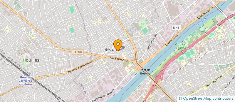 localisation de l'entreprise MONSIEUR ALEXANDRE POISSON à BEZONS