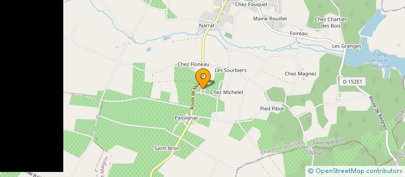 localisation de l'entreprise MONSIEUR ALEXANDRE POLET  SAINT-MAIGRIN