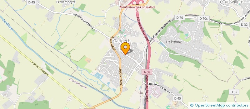 localisation de l'entreprise MONSIEUR ALEXANDRE POLONUS  GARIDECH