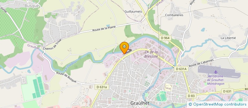 localisation de l'entreprise MONSIEUR ALEXANDRE PON LAYUS  GRAULHET