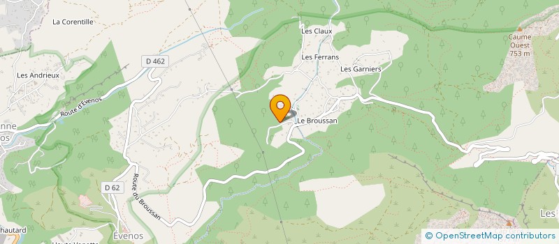 localisation de l'entreprise MONSIEUR ALEXANDRE PONCET  EVENOS