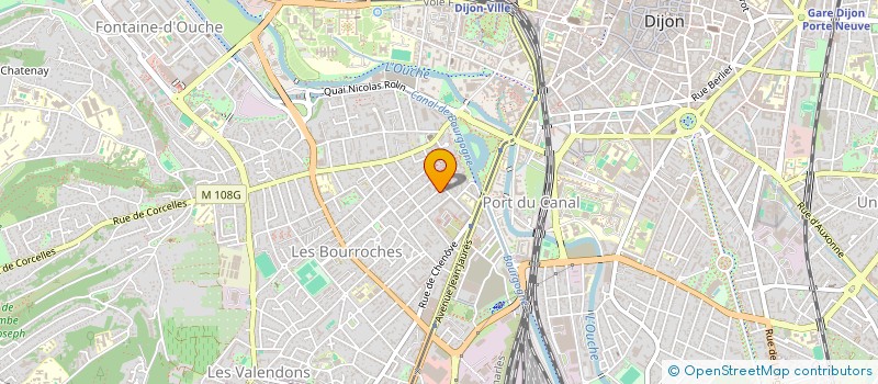 localisation de l'entreprise MONSIEUR ALEXANDRE PONSARD  DIJON