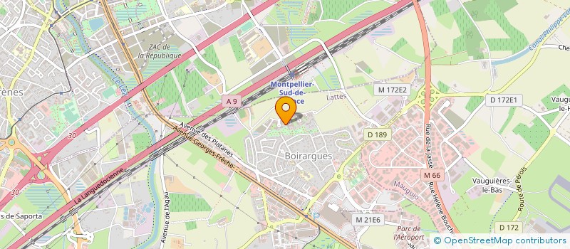 localisation de l'entreprise MONSIEUR ALEXANDRE PONSY à LATTES