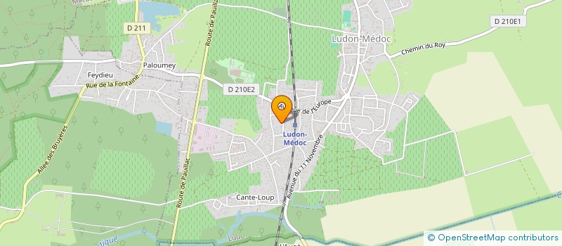 localisation de l'entreprise MONSIEUR ALEXANDRE PONTOIRE  LUDON-MEDOC