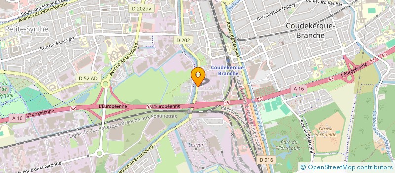 localisation de l'entreprise MONSIEUR ALEXANDRE POPIEUL  COUDEKERQUE-BRANCHE