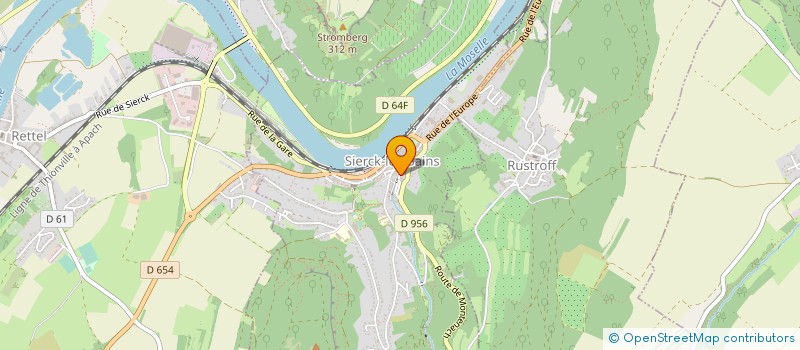 localisation de l'entreprise MONSIEUR ALEXANDRE POTTIER  SIERCK-LES-BAINS