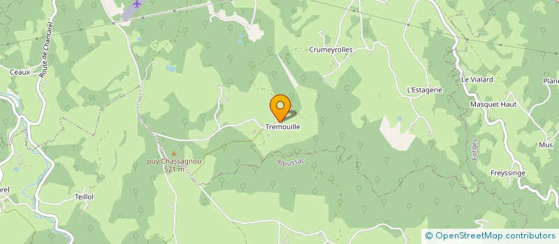 localisation de l'entreprise MONSIEUR ALEXANDRE POUGET  LAGARDE-MARC-LA-TOUR