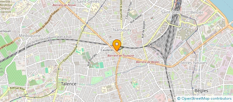 localisation de l'entreprise MONSIEUR ALEXANDRE POUILLAUDE  BORDEAUX