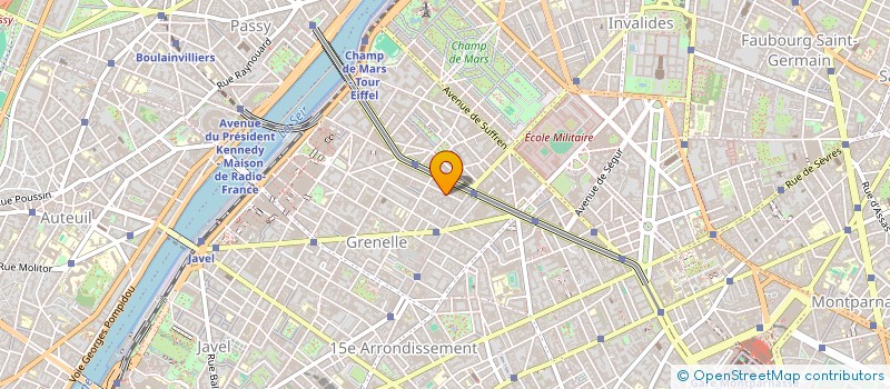 localisation de l'entreprise MONSIEUR ALEXANDRE POUJADE  PARIS