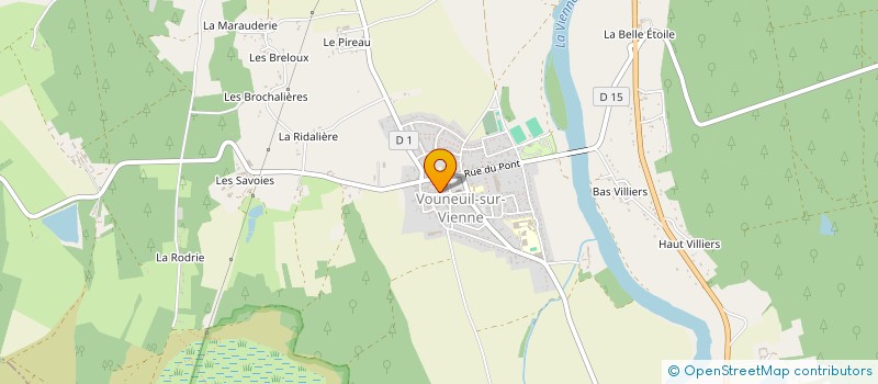 localisation de l'entreprise MONSIEUR ALEXANDRE POUPAULT à VOUNEUIL-SUR-VIENNE