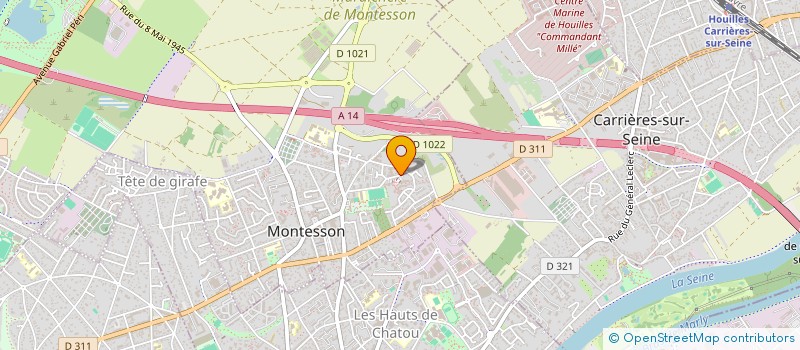 localisation de l'entreprise MONSIEUR ALEXANDRE POUPET  MONTESSON