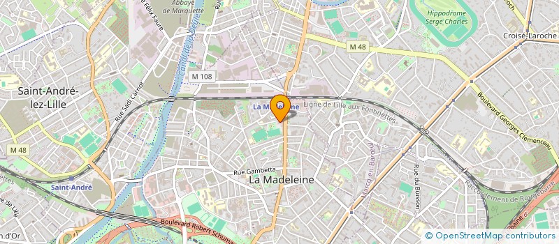 localisation de l'entreprise MONSIEUR ALEXANDRE POURRIER à LA MADELEINE