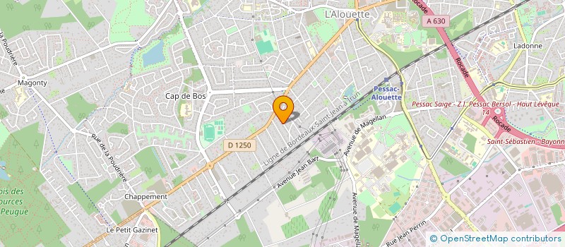 localisation de l'entreprise MONSIEUR ALEXANDRE POUZEAUD à PESSAC