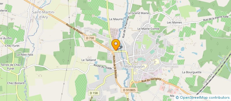 localisation de l'entreprise MONSIEUR ALEXANDRE PRADET  SAINT-PIERRE-DU-PALAIS