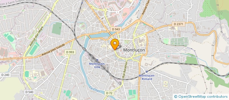 localisation de l'entreprise MONSIEUR ALEXANDRE PRAT à MONTLUCON