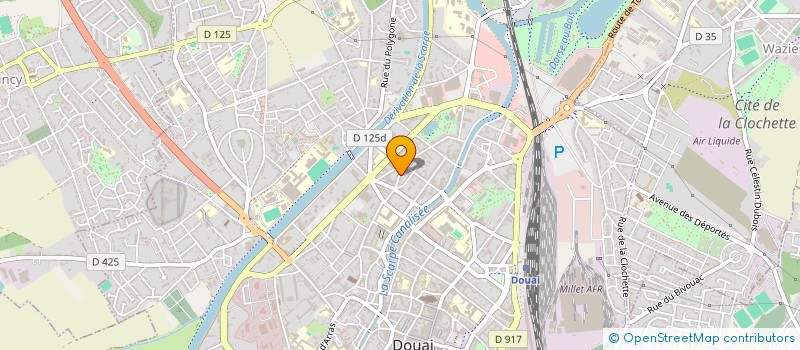 localisation de l'entreprise MONSIEUR ALEXANDRE PREVOST à DOUAI