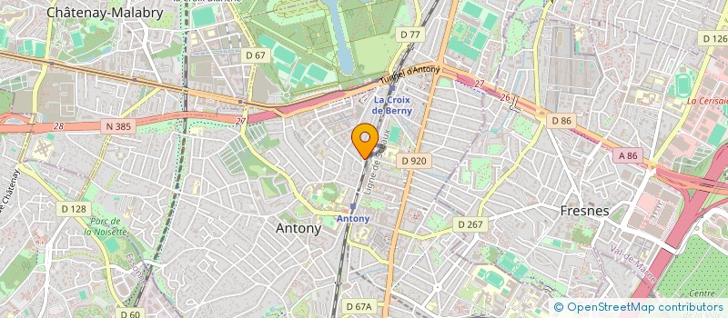 localisation de l'entreprise MONSIEUR ALEXANDRE PREVOT à ANTONY