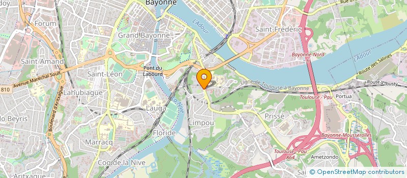 localisation de l'entreprise MONSIEUR ALEXANDRE PRIEUR  BAYONNE