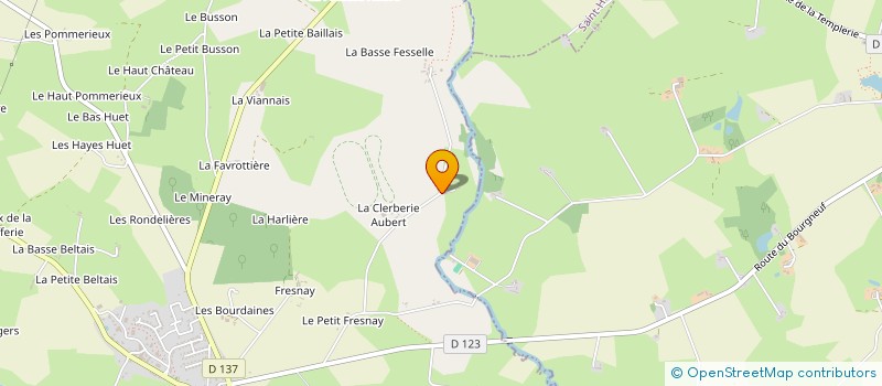localisation de l'entreprise MONSIEUR ALEXANDRE PRIOUX à LE BOURGNEUF-LA-FORET