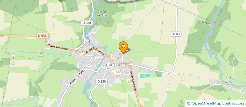 localisation de l'entreprise MONSIEUR ALEXANDRE PRISSETTE  COUSOLRE