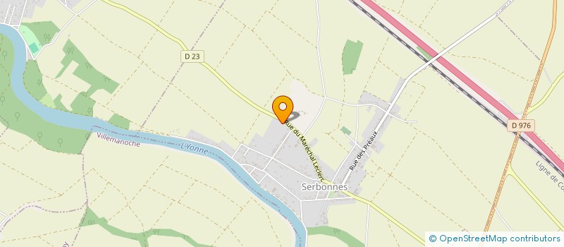 localisation de l'entreprise MONSIEUR ALEXANDRE PROCHOT  SERBONNES