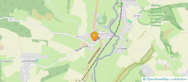 localisation de l'entreprise MONSIEUR ALEXANDRE PROFFIT  NEUF-MARCHE