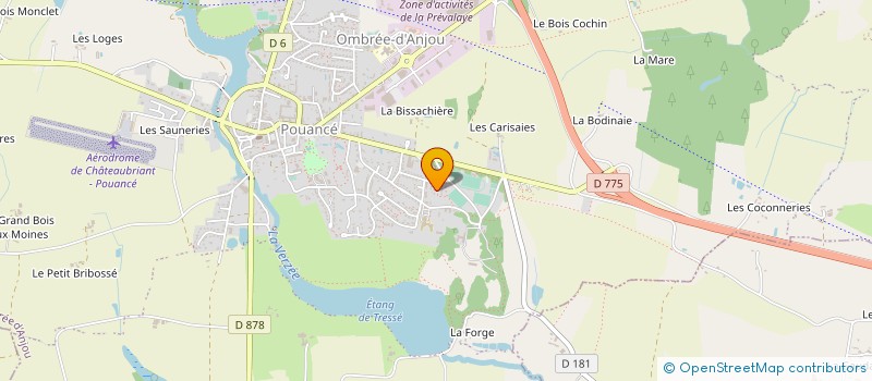 localisation de l'entreprise MONSIEUR ALEXANDRE PROVOST  OMBREE D'ANJOU