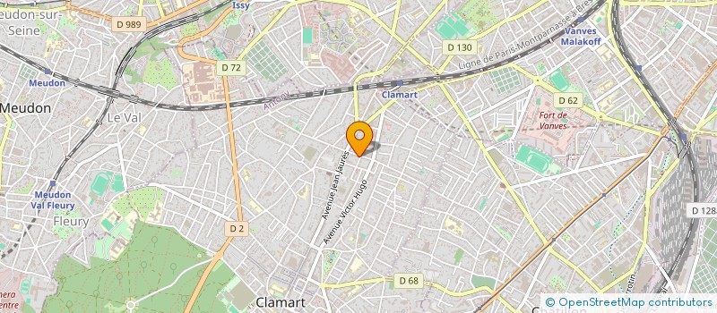 localisation de l'entreprise MONSIEUR ALEXANDRE PURLICH à CLAMART