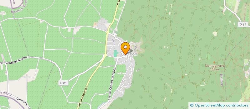 localisation de l'entreprise MONSIEUR ALEXANDRE PUT  BOULBON