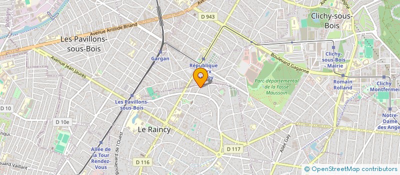 localisation de l'entreprise MONSIEUR ALEXANDRE PUTMAN  LE RAINCY