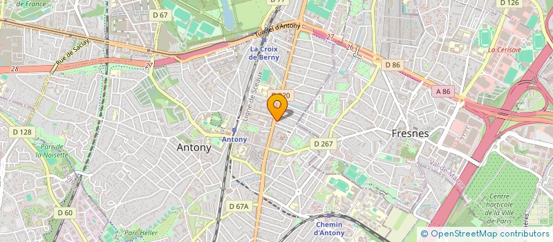 localisation de l'entreprise MONSIEUR ALEXANDRE PUYDEBOIS à ANTONY