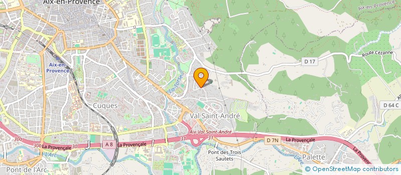 localisation de l'entreprise MONSIEUR ALEXANDRE QUEHU  AIX-EN-PROVENCE