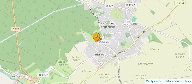 localisation de l'entreprise MONSIEUR ALEXANDRE QUENTIN à ABONDANT