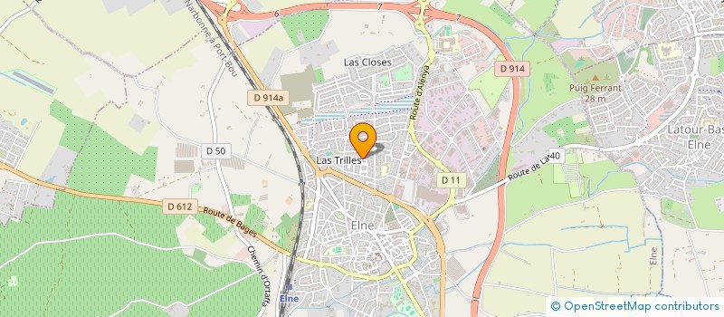 localisation de l'entreprise MONSIEUR ALEXANDRE QUESADA  ELNE