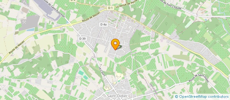 localisation de l'entreprise MONSIEUR ALEXANDRE QUEYTAN à SAINT-DIDIER
