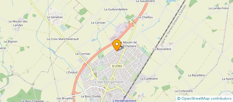 localisation de l'entreprise MONSIEUR ALEXANDRE QUINTARD  DOMPIERRE-SUR-YON