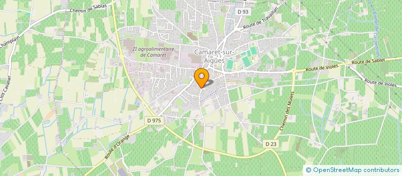 localisation de l'entreprise MONSIEUR ALEXANDRE QUIOT  CAMARET-SUR-AIGUES