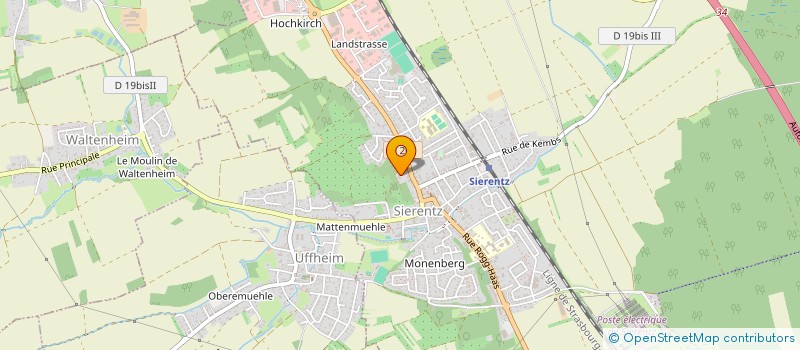 localisation de l'entreprise MONSIEUR ALEXANDRE RABAROZZI  SIERENTZ