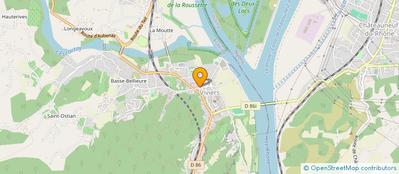 localisation de l'entreprise MONSIEUR ALEXANDRE RABII  VIVIERS