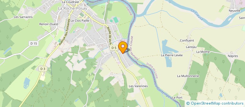 localisation de l'entreprise MONSIEUR ALEXANDRE RACLET  LA ROCHE-POSAY