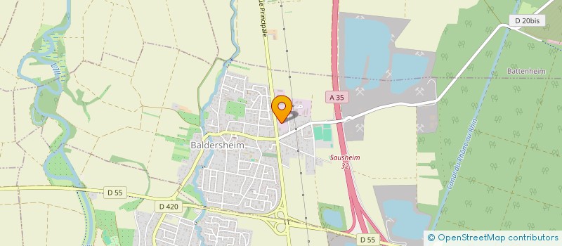 localisation de l'entreprise MONSIEUR ALEXANDRE RAETH  BALDERSHEIM