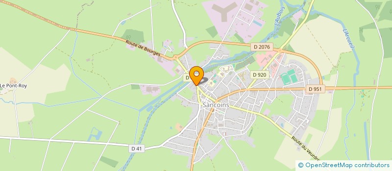 localisation de l'entreprise MONSIEUR ALEXANDRE RAGON  SANCOINS