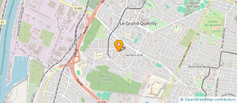 localisation de l'entreprise MONSIEUR ALEXANDRE RAGOT  LE GRAND-QUEVILLY
