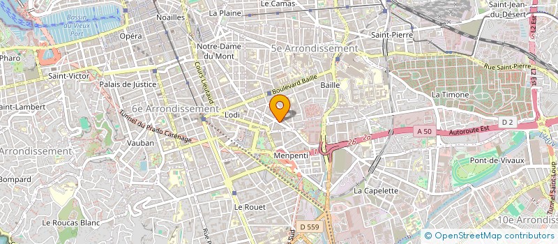 localisation de l'entreprise MONSIEUR ALEXANDRE RAINAUD à MARSEILLE