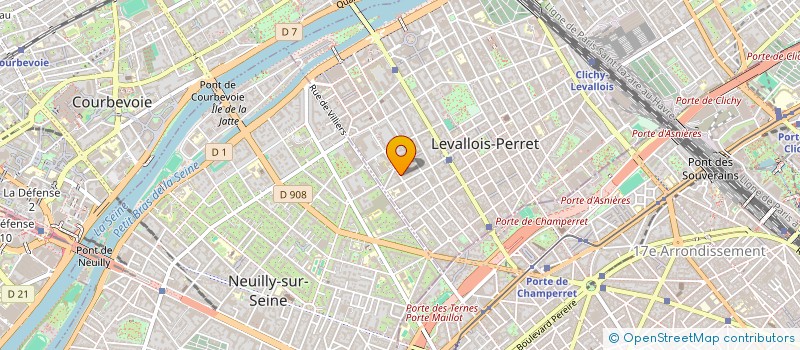 localisation de l'entreprise MONSIEUR ALEXANDRE RAMOND  LEVALLOIS-PERRET
